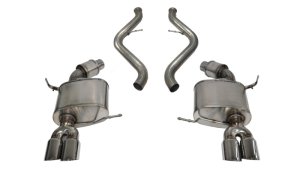 BMW M3 Performance Exhaust - Dual Rear Exit - CORSA Performance - Cat Back Sport - Polished - `08-`12